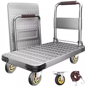 TUIYIDUO Flatbed Большая стальная вместимость 360 градусов Вращающиеся ролики Аварийный автомобиль Спорт Коммерческий Дом Совместимый транспорт Японский