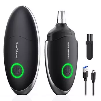 Tukutu Nose Hair Cutter New Ear Nose Hair Low Easy Gift for [Выпуск 2024] Машинка для стрижки, моющаяся, USB-C перезаряжаемая, электрическая, шумная, унисекс, стильная,