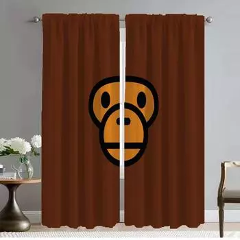 Тюль для спальни B-Milo, противомоскитные шторы, 2 шт., занавески для домашнего интерьера для гостиной, украшение на Хэллоуин, перегородка W50xH70cmx2pcs-CL