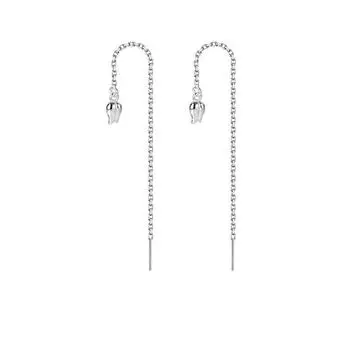 Тюльпановая линия уха Атмосфера Свет Роскошь и высокий темперамент Стиль Длинный стиль сделает ваше лицо тонким