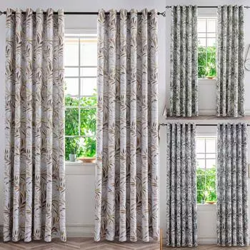 Тюль с принтом, занавеска для двери, окна, драпировка, ткань, ширма, шарф, подзоры S синий