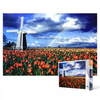 Tulip Plain - пазл из 500 деталей, популярный корейский пазл