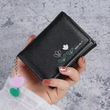 Tulip purse ~ins simple retro ladies small exquisite simple students simple coin purse wallet