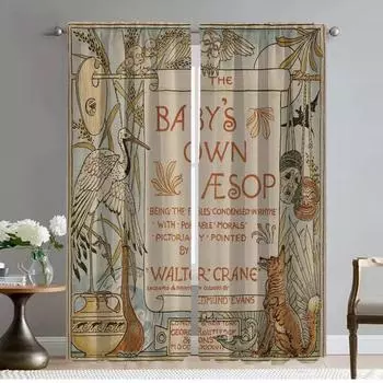 Tulle for Bedroom Baby Own Aesop Kitchen Curtains 2 Pieces Shades Elegant Room Curtains Partition Window Curtain Living Blackout W50xH70cmx2pcs-CL