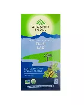 Тулси Лакс (25 пак, 1.8 г), Tulsi Lax, Organic India