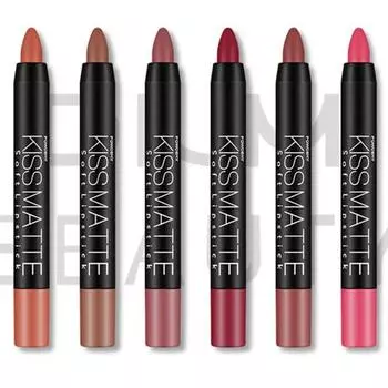 Туманная матовая увлажняющая помада, не липкая, водонепроницаемая, косметическая 2