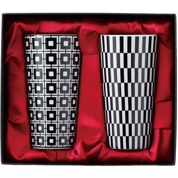 Tumbler Free Cup x 350ml Modern Cup L Size Pair Porcelain Mino Ware Made in Japan Ale-net 7 H13.5cm белый