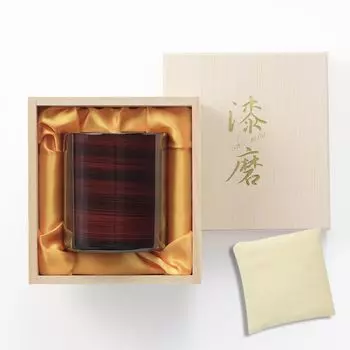 Тумблер из лака Цубамэ Яманака Акацуки Лак x 250 мл Эко-сумка Сделано во Вьетнаме Лак Сделано в Японии J-kitchens-bag 7,3 см 8,3 см / /