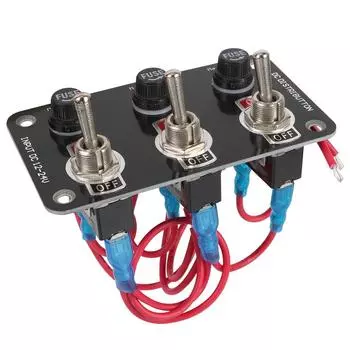 Тумблер включения/выключения 12 В/24 В автомобильные аксессуары кнопка запуска двигателя набор для модификации автомобиля светодиодный тумблер переключатель зажигания панель универсальная