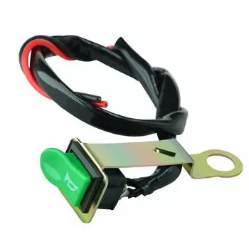 Тумблер звукового сигнала мотоцикла с металлическим креплением, универсальный переключатель управления звуковым сигналом, модификация мотоцикла, скутера, сменные аксессуары