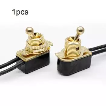 Тумблерный переключатель Стандартная серия кулисных переключателей с предварительной проводкой серебряный