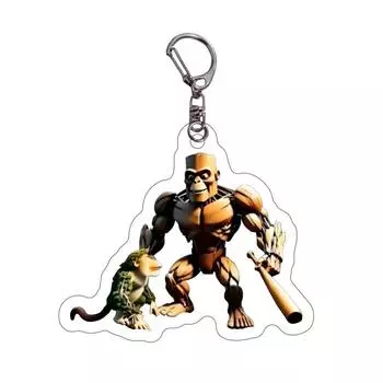 Тун Тун Тун Сахур 5 см Акриловый Брелок Аксессуары – Причудливые Абстрактные Дизайны Существ-Миражей Шарм для Сумки