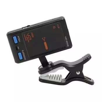 Тюнер Clip On, профессиональный высокоточный цифровой электронный тюнер для бас-гитары, для настройки бас-гитары