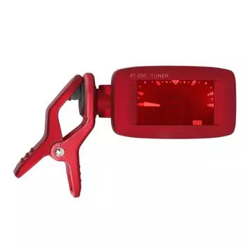 Тюнер Clip On Tuner A0 To C8 Professional LCD Digital Display Acoustic Calibration Tuner для бас-гитары