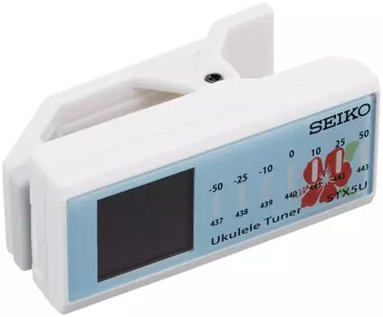 Тюнер для укулеле SEIKO Clip Tropical White STX5UW