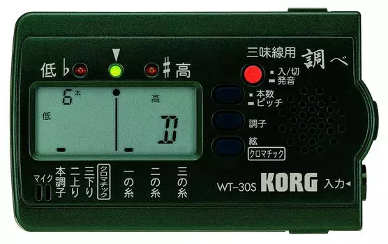 Тюнер KORG для сямисена Investigation WT-30S