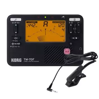 Тюнер Metronome BK Black Tuner Microphone Set TM-70F + CM-400 (ТМ-70Ф-БК) (СМ-400БК (черный))