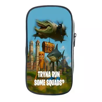 Тунг Тунг Тунг Сахур Пенал Итальянский Маразм Детский Пенал Нейлон Бомбардиро Крокодило Детские Школьные Принадлежности Канцелярские Товары 1