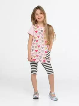 Туника с боковым карманом в форме сердца и комплект футболок