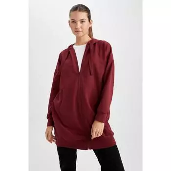 Туника стандартного кроя с длинными рукавами