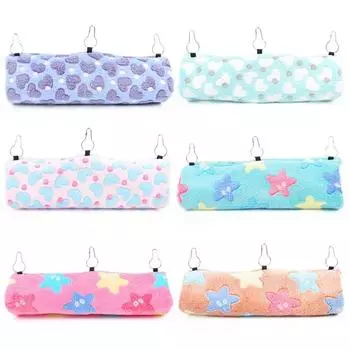 Туннель для хомяка, теплый сахарный планер, кровать для мелких животных, хорька, белка, качели-гнездо, плюшевый туннель, аксессуары для морской свинки