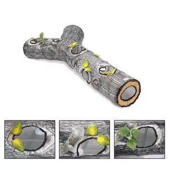 Туннель для кошек для домашних кошек. Интерактивный ствол дерева. Складные и удобные в хранении вещи для туннелей для кошек.