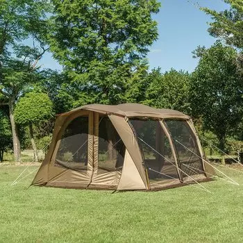 Туннельная палатка Ogawa Camping Outdoor Apollo S 2777 Sand Beige x Dark Brown [3 человека]