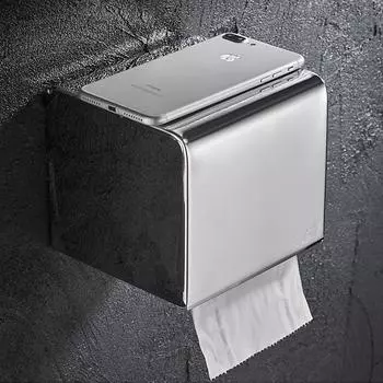 Tuqiu Черный держатель для бумаги SUS304 Держатель для рулона туалетной бумаги Коробка для туалетной бумаги Коробки для салфеток