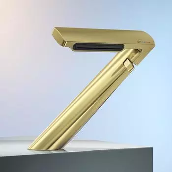 Tuqiu смеситель для раковины латунный смеситель для ванной комнаты золотой водопад серый смеситель для раковины однорычажный смеситель для горячей и холодной воды белый