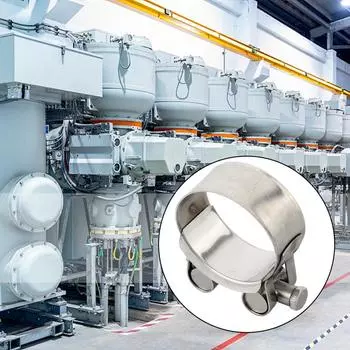 Турбина с Т-образным болтом из нержавеющей стали, усиленная, стандарт BSI 44-47MM