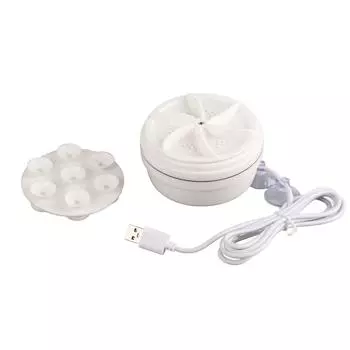 Турбинная стиральная машина с ультразвуковой волной 60 Вт Мини Портативная стиральная машина для путешествий, домашнего бизнеса