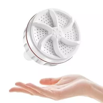 Турбинная стиральная машина USB для путешествий, малошумная стиральная машина с воздушными пузырьками, ультразвуковая вращающаяся машина для носков, нижнего белья, посуды, турбинная стиральная машина белый