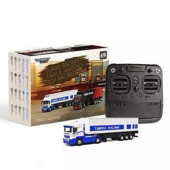 Turbo Racing C50 RC Truck Тягач RC Car Semi Trailer Truck 4 Wheel Drive Proportional Control Turbo Racing Car Toy Complete Set 2.4GHz