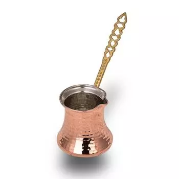 Турецкая кофеварка, Турецкий кофейник Kahveci, Кофейник ручной работы, Медный кофейник, Традиционный медный кофейник, Винтажный кофейный сервиз