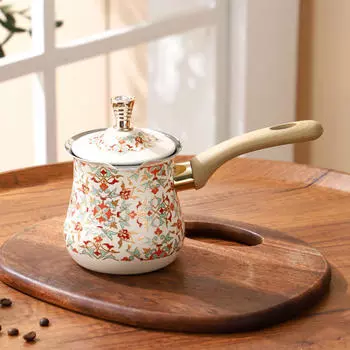 Турецкий кофейник 500 мл для плиты, греческого ресторана, арабского кемпинга, удобная ручка