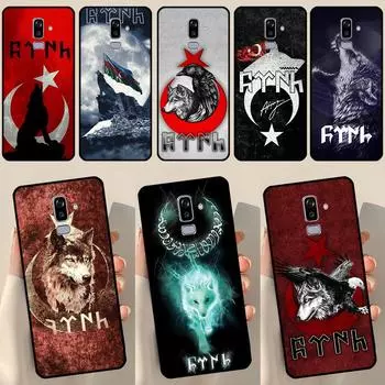 Турецкий язык bozkurt серый волк для Samsung J3 J5 J7 J510 J310 J330 J710 J730 J1 A3 A5 2016 2017 J4 J6 Plus J8 2018 чехол J4 Plus - J415
