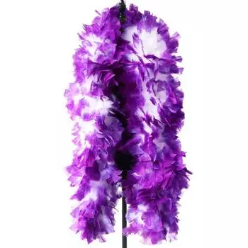 Турецкое перо, большой плоский двухцветный топ, декоративная одежда из перьев, меховой воротник