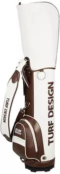 TURF DESIGN Caddy Bag Classic Caddy Bag Brown Type 9 Men s TDCB-2271