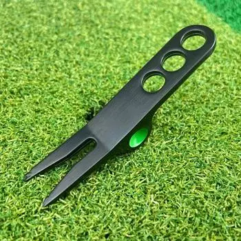 Turf Tool Golf Divot Pitch Repairer Tool Pitchfork Golf Divot tool Golf Fork Gift For Golfer D