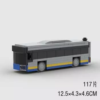 Туринский автобус Конструктор Автобус Автомобиль Сборная Игрушка Модель Совместимая с Мелкими Деталями