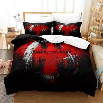 Turkey Flag Bedding Set Single Twin Full Queen King Size Bed Set Aldult Kid Bedroom Duvetcover Sets 3D Print Anime Bed Sheet Set 70x133cm 2pcs