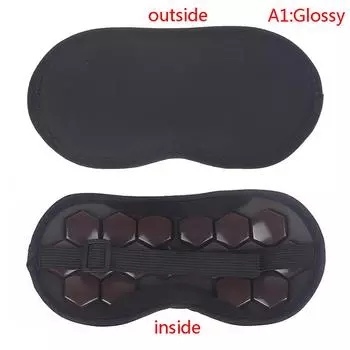 Турмалин Шестиугольный германиевый камень Маска для глаз Массажер для глаз Щит для теней