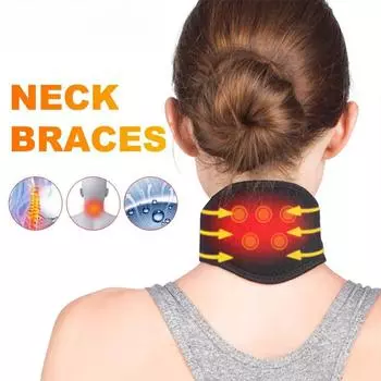 Турмалиновая самонагревающаяся подушка для шеи Health Neck Support Band Neck Support Free Size