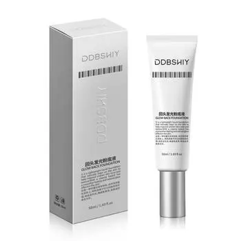 Turn Back Cream Сияющая тональная основа Жидкая водостойкая косметика Питательный и изолирующий крем Крем-консилер Пудровый крем No Card 50ml