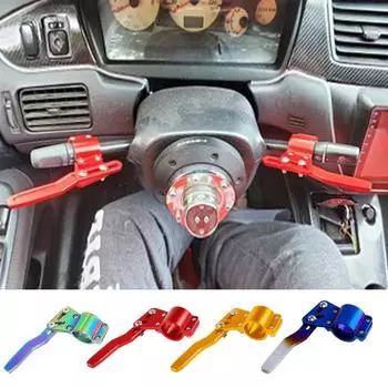 Turn Signal Lever Extension Steering Wheel Turn Rod Extension Metal Turn Signal Lever Position Car Styling Adjustment Signal Rod красный