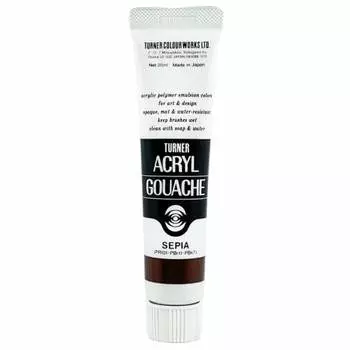 Turner Color Acrylic Gouache Sepia AG020035 20ml (No. 6)