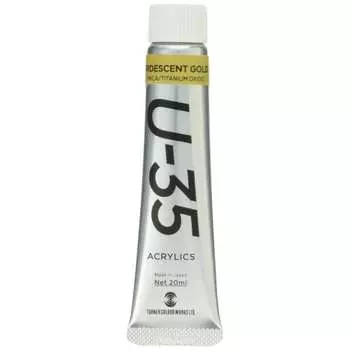 Turner Color U-35 Acrylic Iridescent Gold 20ml UA020850
