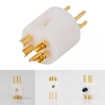 Turntabe 5pins M DIN латунный позолоченный штекер, настенное крепление проигрывателя, поющий штифт 5pin тонарм мужской разъем DIN 5-жильный