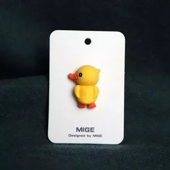 Turtle Girls Bunny Boys Duck 3D Animal Brooch Women Brooch Clothes Accessories Korean Style Badge Duck