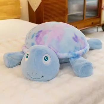 Turtle Plush Toy Bed Sleeping Pillow Children Birthday Gift Turtle Doll Doll Girl 40cm0.3kg синий